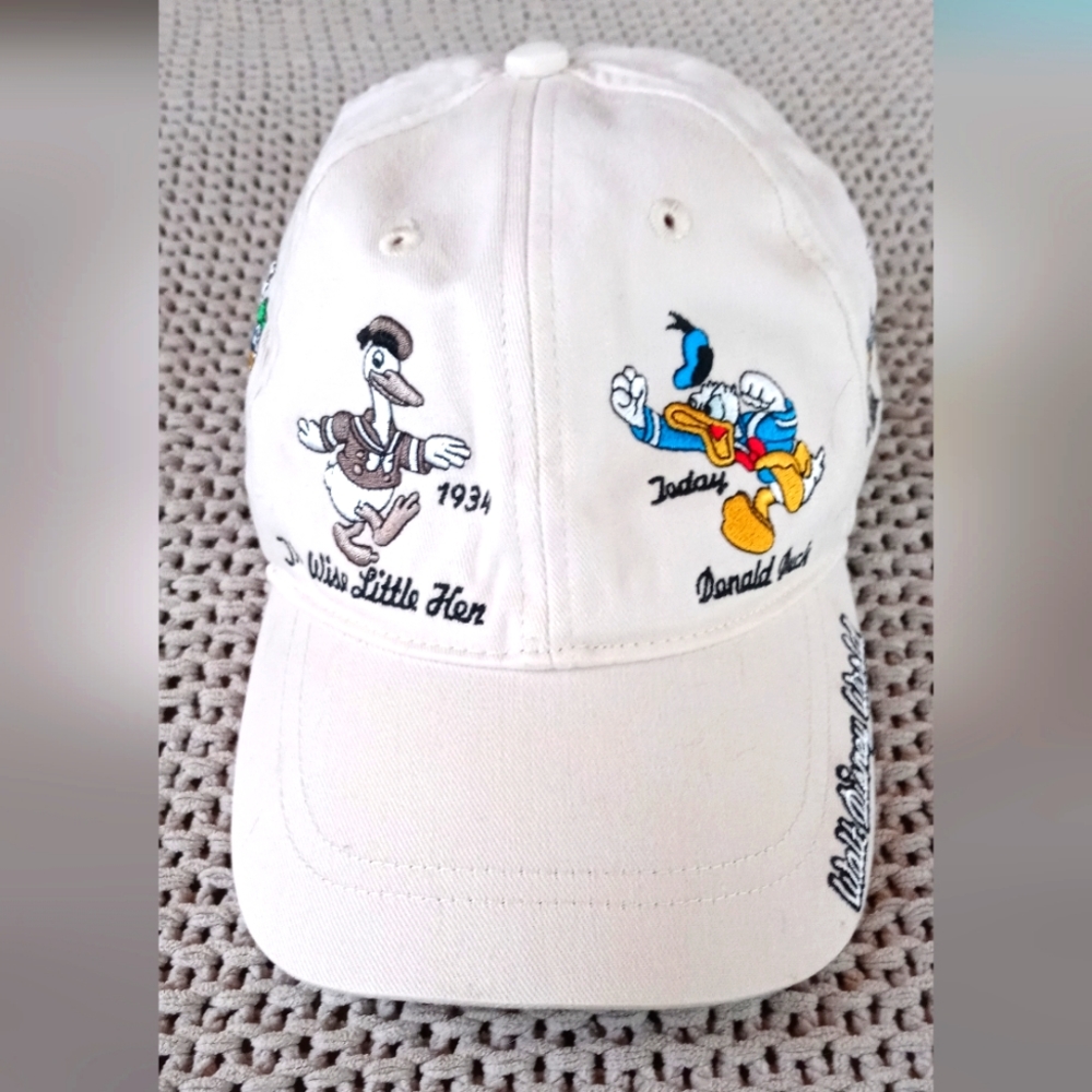 Walt Disney World Parks Donald Duck Through the Years Adult Hat Cap Adjustable